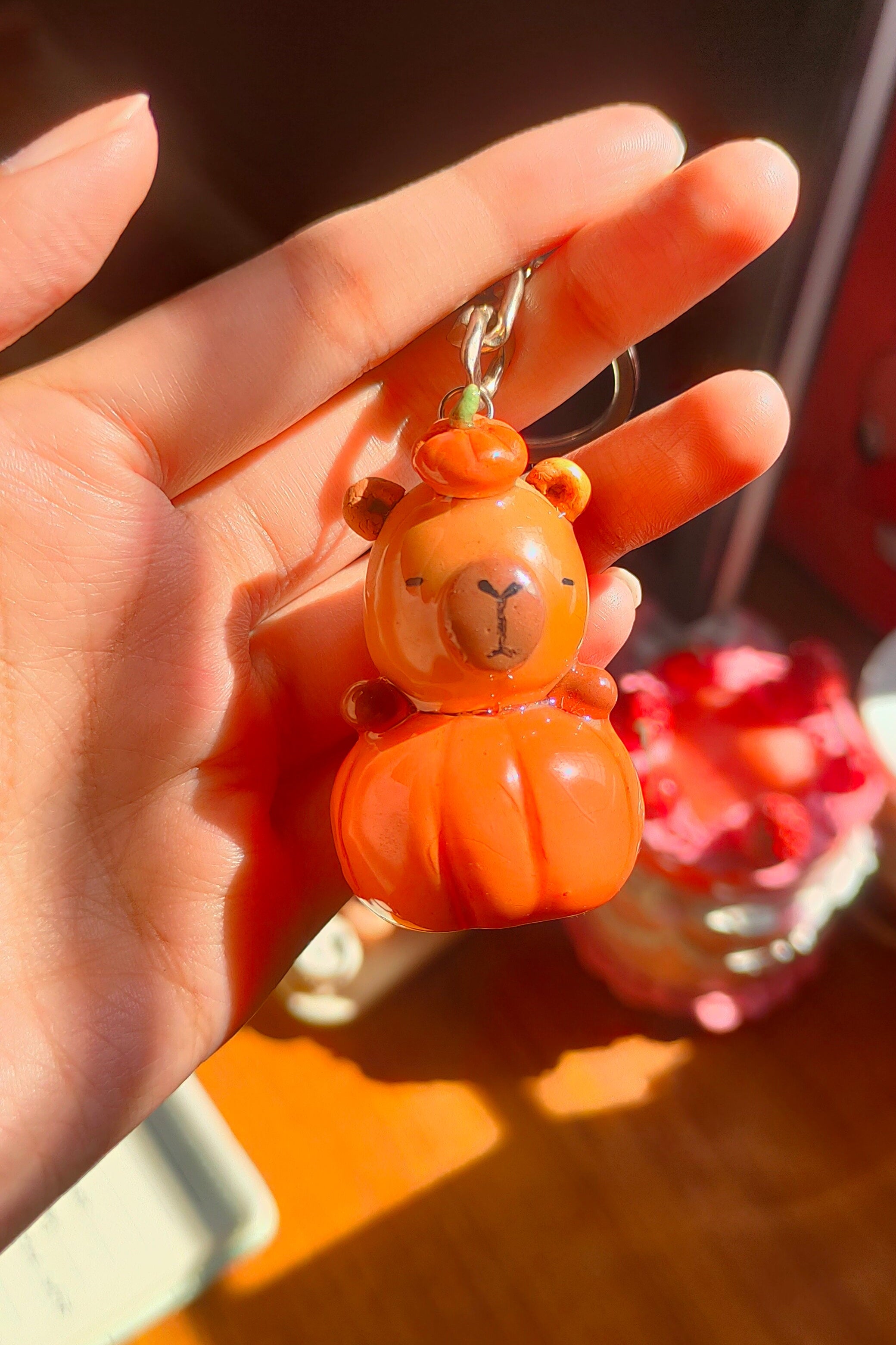 Capybara keychain