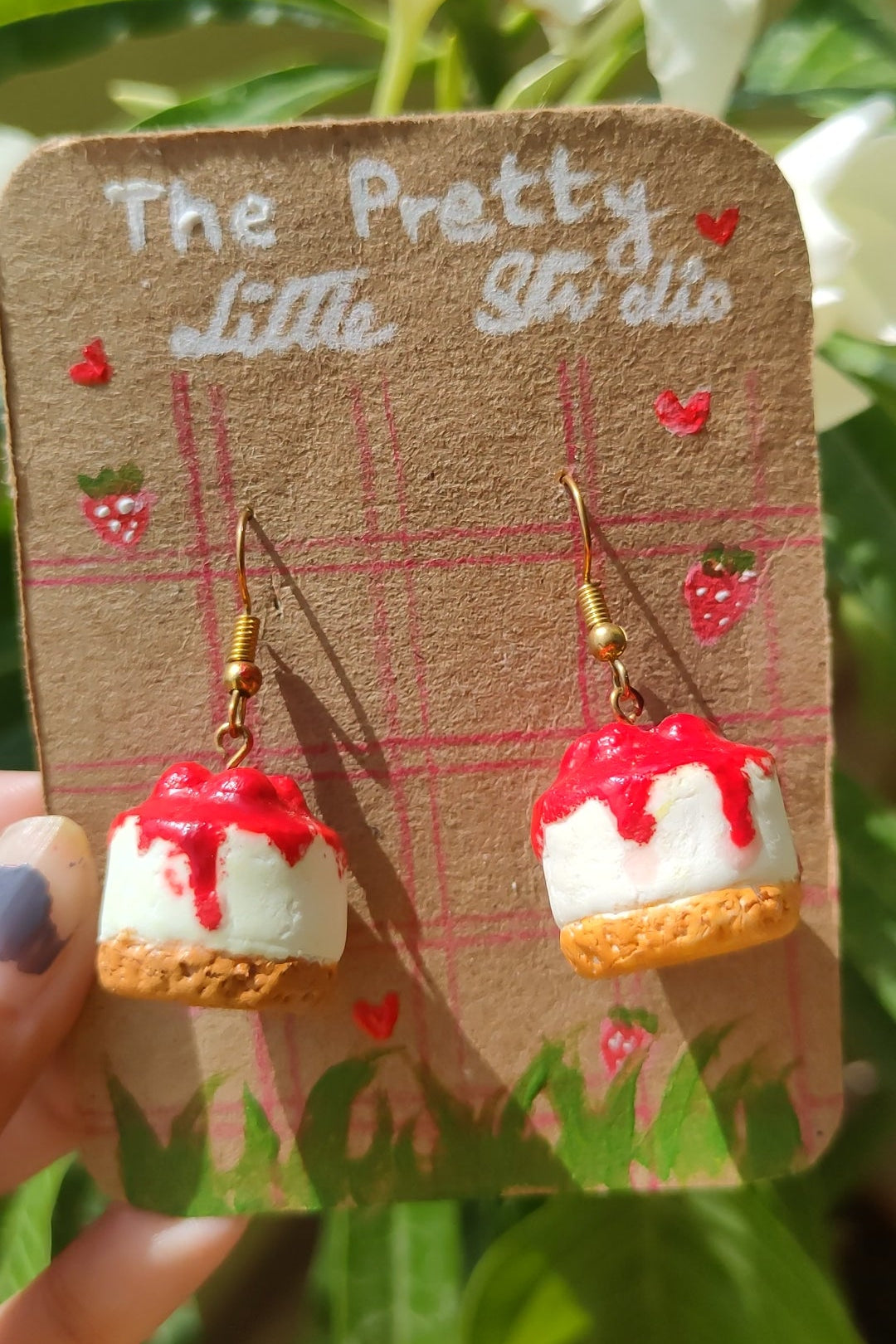 Cheesecake earrings